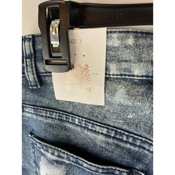 Allure Denim Paint Stained Shorts Size 3 NWT‎ - Picture 3 of 8